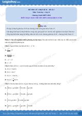 Đề thi giữa kì 2 Toán 12 Kết nối tri thức - Đề số 2